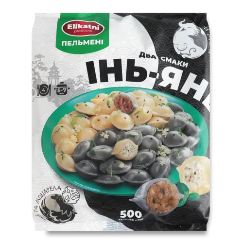 Пельмені Інь-Янь Elikatni Products В/ґ, 500г