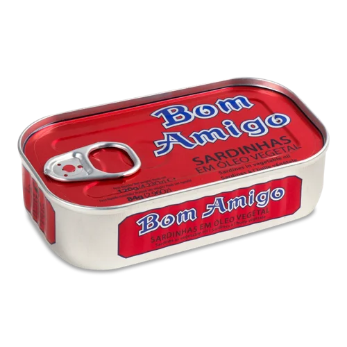 Сардини Вищого Ґатунку Bom Amigo В Рослинній Олії, 200г