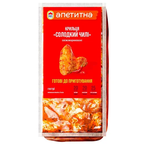 Курячі крильця Наша Ряба Апетитна Солодкий чилі