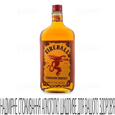 Напій на основі віскі Fireball Cinnamon Whisky, 0,75л