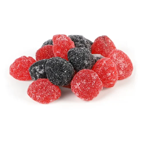 Желейні Цукерки З Фруктовим Смаком Sour Raspberries-Blackberries, в/ґ, 100г