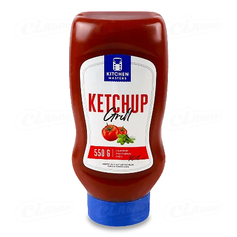 Кетчуп Kitchen Masters для страв на грилі, 550г