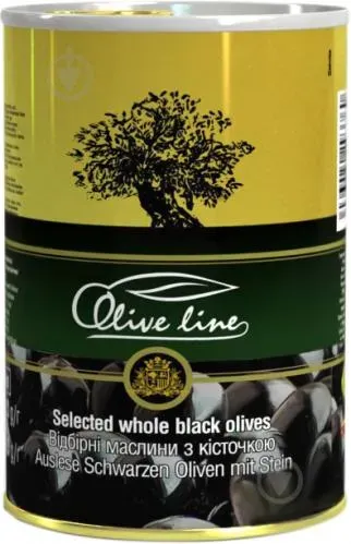 Маслини Olive Line відбірні з кісточкою, 420г