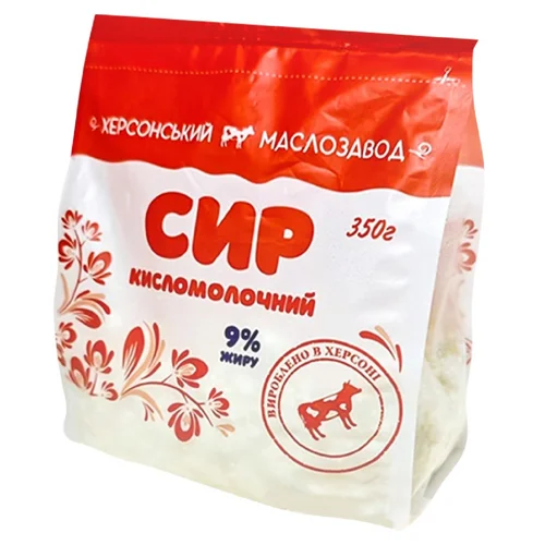 Сир кисломолочний Харківський молочний завод 9% 350г