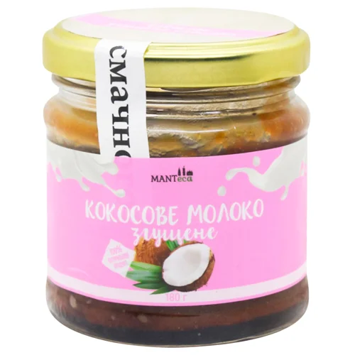 Згущене молоко Manteca кокосове класичне 180г