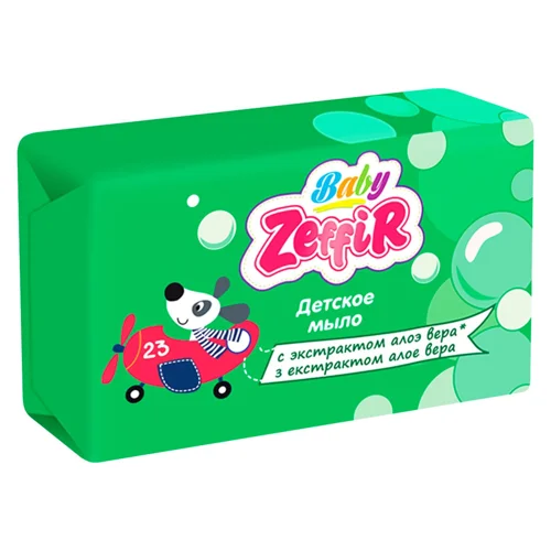 Мило тверде Zeffir Baby Алое вера 5x70г