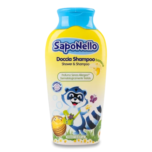 Шампунь-гель для душу Doccia Sapo Nello Banana дитячий