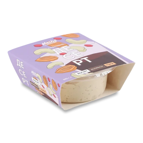 Десерт Сирковий Йогурт-Еспресо-Горіх 12% Nashé, к/у, 100г
