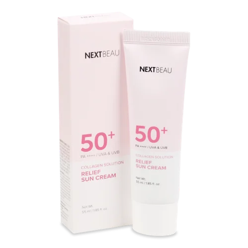 Крем Сонцезахисний SPF 50+ Collagen Solution Nextbeau, 55мл