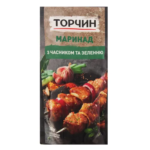 Маринад з часником та зеленню Торчин д/п 160г