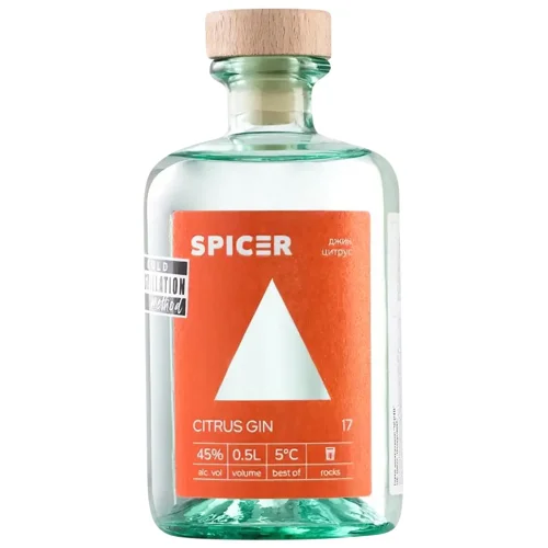 Джин Spicer Цитрусовий 45% 0,5л
