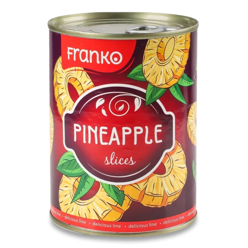 Кільця Ананаса Franko В Сиропі, з/б, 400г