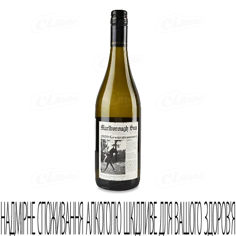 Вино Marlborough Sun Gewurztraminer біле н/сухе, 0,75л