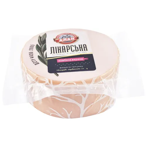 Ковбаса Алан Лікарська ДСТУ варена