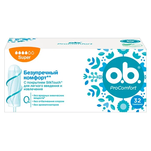 Тампони O.B.® ProComfort Super 32шт