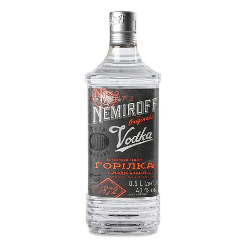 Горілка Nemiroff Особлива зі спирту люкс 40% 0,5л