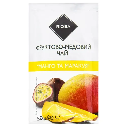 Чай-сашет Rioba концентрований Манго та маракуя 50г