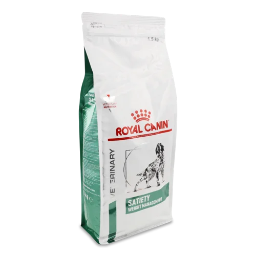 Корм сухий повнораціонний дієтичний для дорослих собак Satiety Veterinary Royal Canin, в/ґ, 1.5 кг