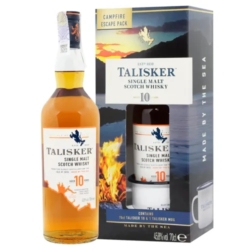 Віскі Talisker Campfire Escape Pack 10 років 45,8% 0,7л + кружка