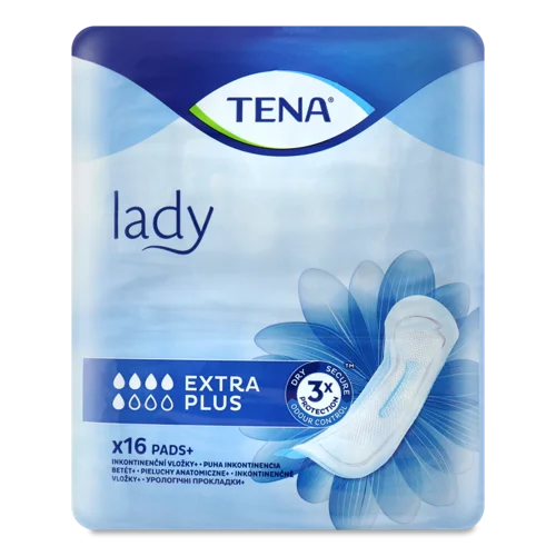 Прокладки Урологічні Extra Plus Lady Tena, Вищого Ґатунку, 16 шт