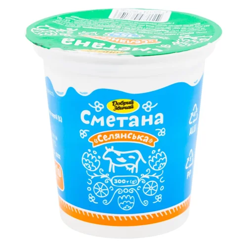 Сметана Добрий Звичай 15% 300г