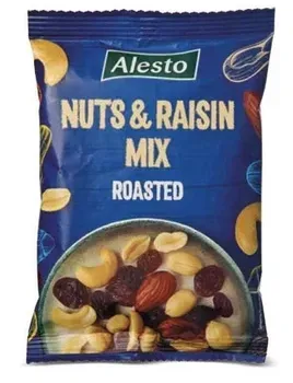 Суміш горіхів та родзинок Alesto смажені 200 г