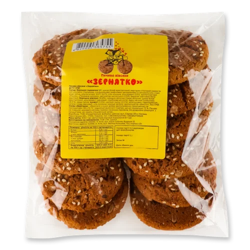 Печиво Вівсяне Вищого Ґатунку Зернятко, м/у 300г
