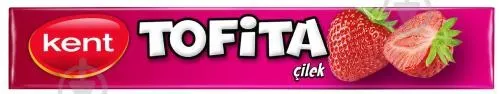 Цукерки Tofita жувальні з соком полуниці, 47г