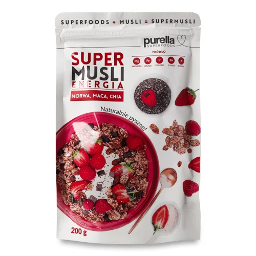 Мюслі Purella Superfoods Енергія,200г