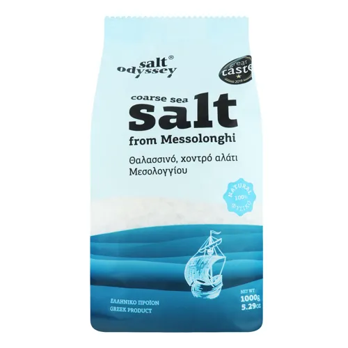 Сіль морська Salt Odyssey з Месолонгі велика 1кг