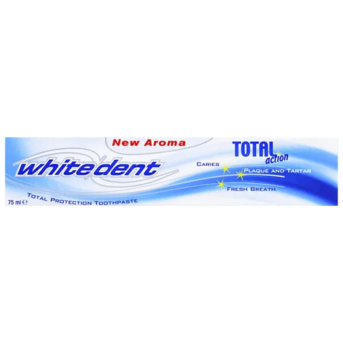 Зубна паста Whitedent Total Action 75мл