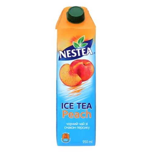 Холодний чорний чай зі смаком персику Nestea Ice Tea TGA 0,95л