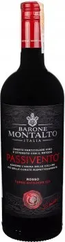 Вино Montalto Rosso Passivento Terre Siciliane IGP червоне напівсухе 0.75л 13.5%
