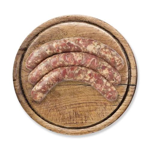 Ковбаски для смаження свинячі з диким часником кг