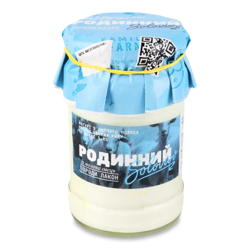 Йогурт З Овечого Молока 3.8% Родинний Soloviov, Скляна Банка, 280г