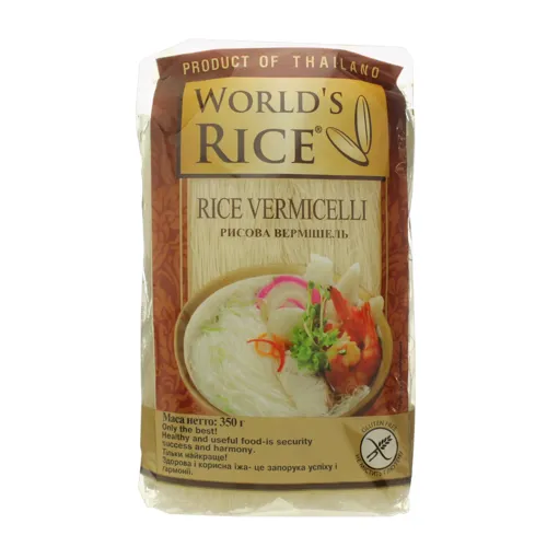 Вермішель рисова World's Rice м/у 350г