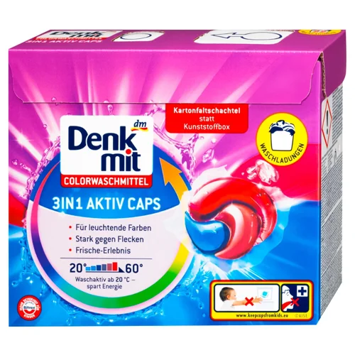 Капсули для прання Denkmit Color 22шт