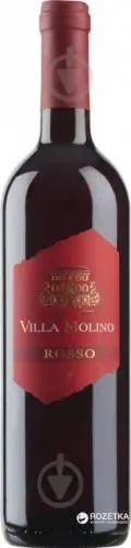 Вино Villa Molino Rosso червоне сухе 11% 0,75л