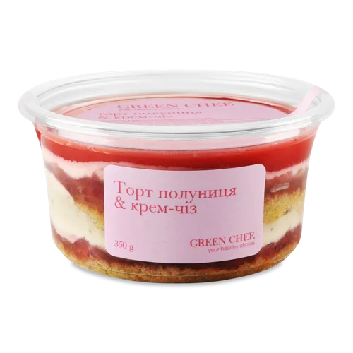 Торт Полуниця І Крем-Чіз, В/Ґ, 350г