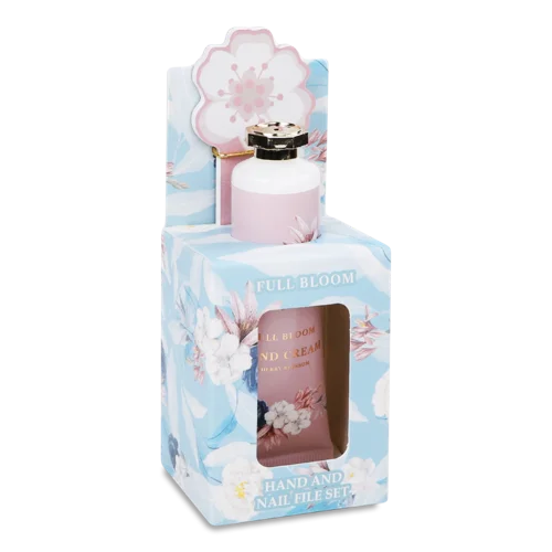 Подарунковий Набір Крем для Рук 30мл + Пилочка для Нігтів Hand and Nail Full Bloom Landy International, 1шт