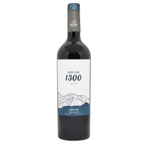 Вино Andeluna 1300 Merlot червоне сухе 15% 0,75л