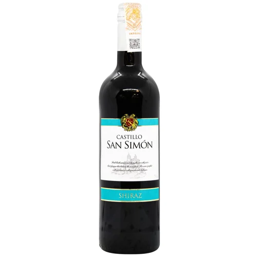 Вино Castillo San Simon Shiraz червоне сухе 12,5% 0,75л