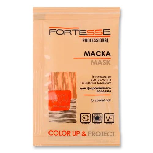 Маска Для Фарбованого Волосся Color Up&Protect Professional, Fortesse, 15мл