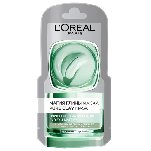 Маска L'Oreal Paris Магія глини з евкаліптом 6мл