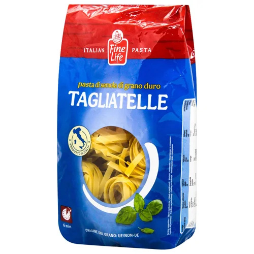 Макаронні вироби Fine Life з твердих сортів пшениці Тальятелле 500г