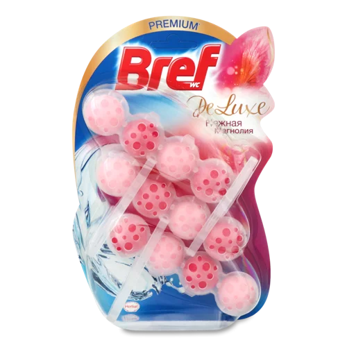 Блок Туалетний Витончена Магнолія DeLuxe Bref, 3х50г