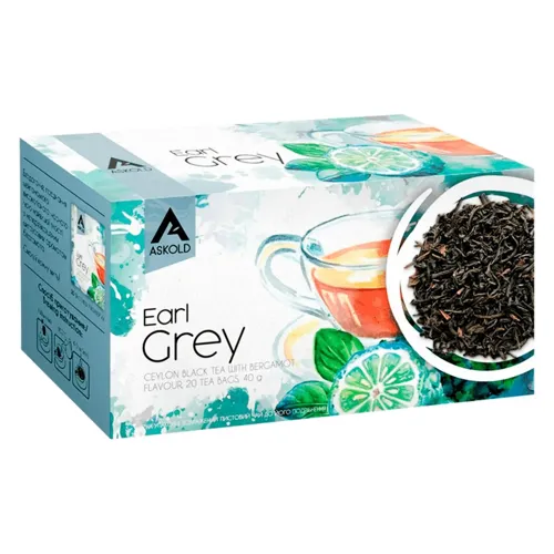 Чай чорний Askold Earl Grey 2г*20шт