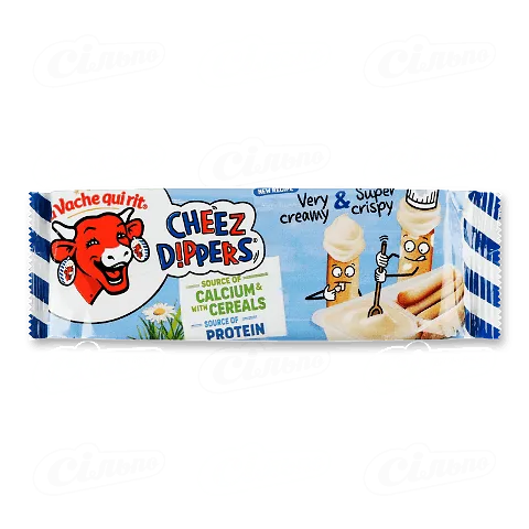 Сир Весела корівка Хрум плавленний з хлібними палочками 40%, 35г