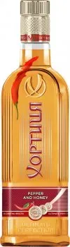 Горілка Хортиця Перець та мед 0.5л 40%