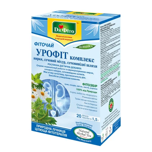 Фіточай Dr.Фіто Урофіт 1,5г*20шт